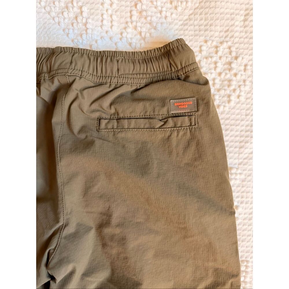 Zara Boys Olive Lined Jogger Pants Size 6 - Picture 5 of 6